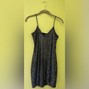 Sequin mini dress from h and m